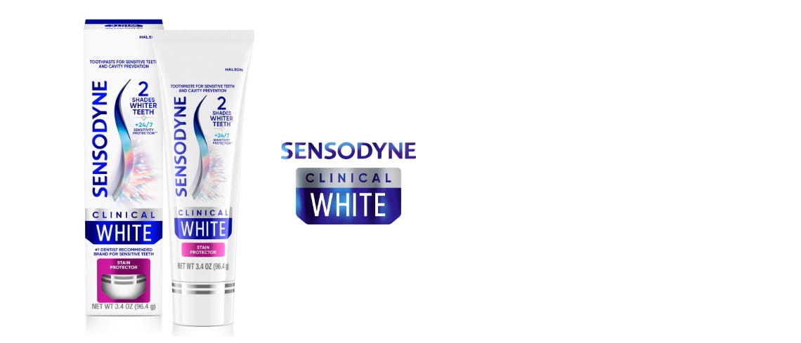 Sensodyne Clinical White Packaging 