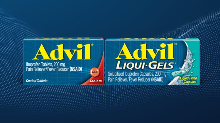 Advil pack shots