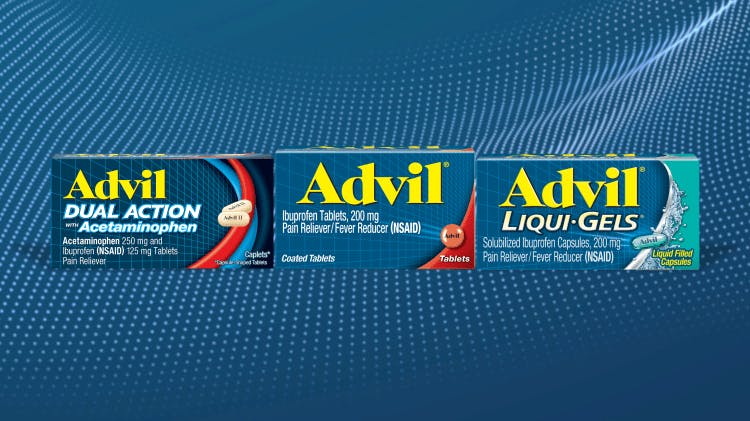 Advil pack shots