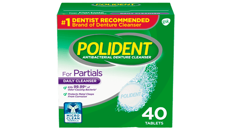 Polident for partials