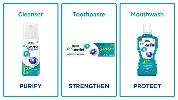 Poligrip ProPartial Range