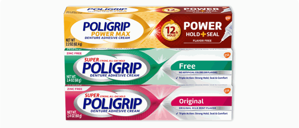 Poligrip Denture Adhesives Haleon Oral HealthPartner