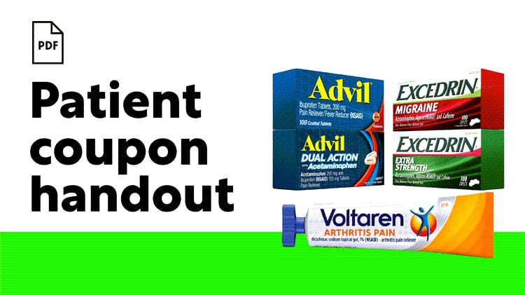 Pain Relief Coupon Handout