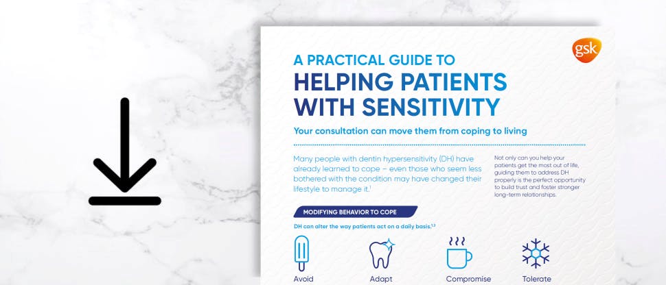 Sensodyne Nourish patient brochure