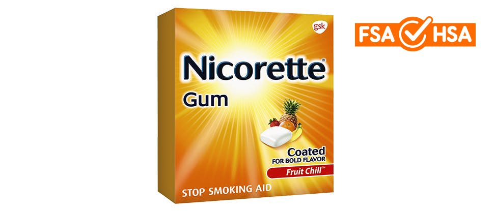 Nicorette Gum package