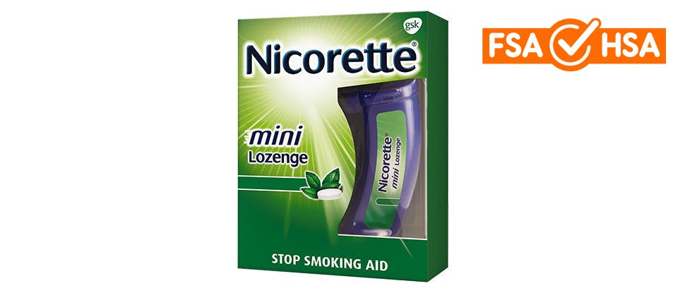 Nicorette mini Lozenges package