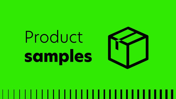 Get product samples