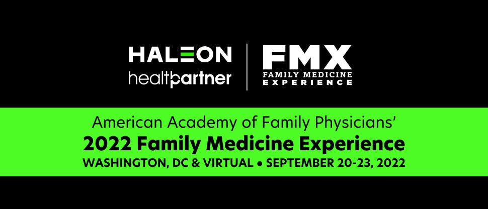 Haleon HealthPartner & American Academy of Family Physicians FMX logo