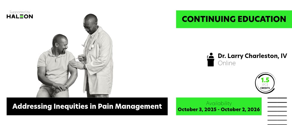 Pain Inequity Continuous Education Image