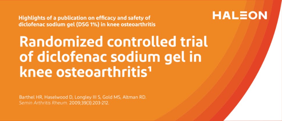 Diclofenac Gel for Knee OA Clinical Study Summary