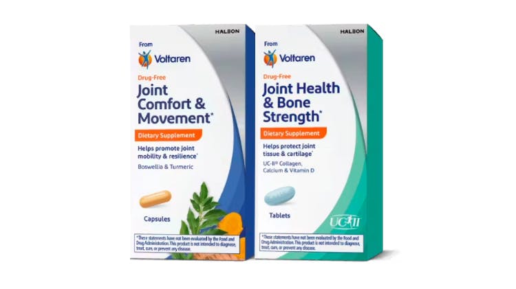 Voltaren Dietary Supplements packaging