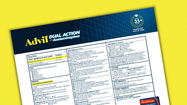 Advil drugs facts and dosing