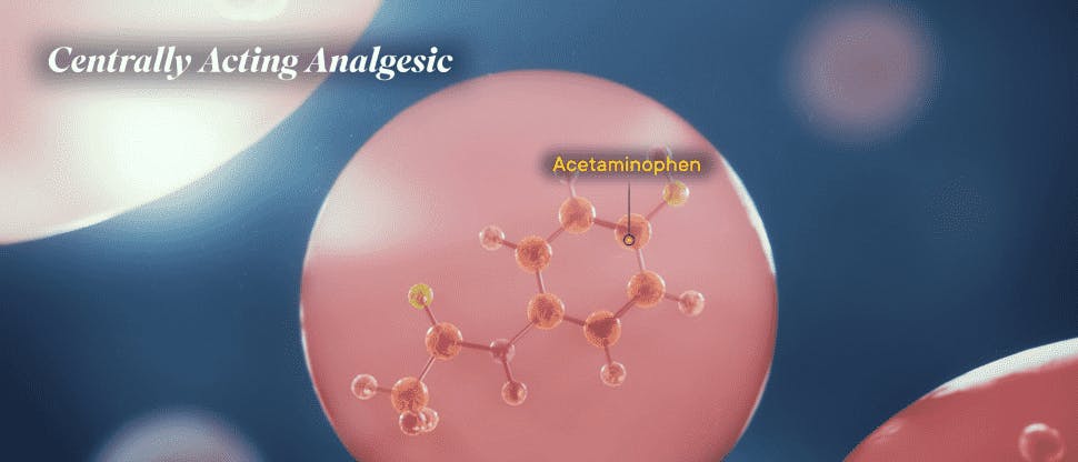 Acetaminophen molecule