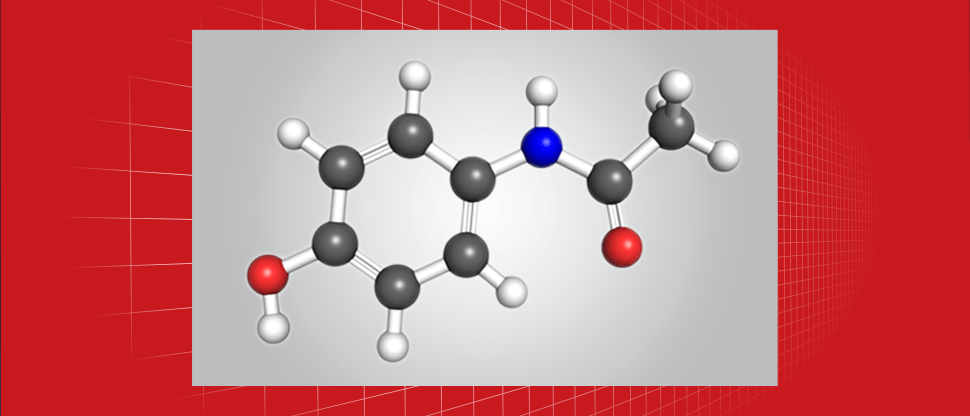 Acetaminophen molecule