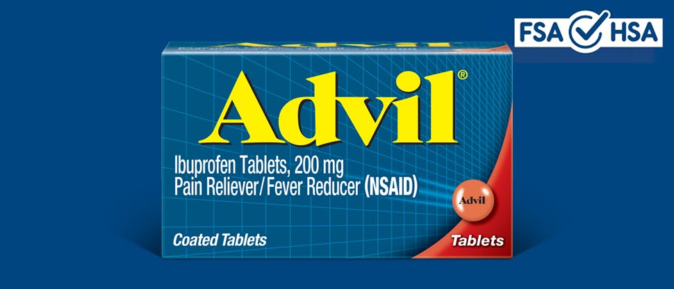 Advil tablets pack