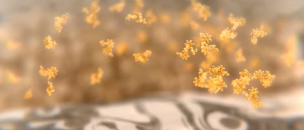 Diclofenac penetrating the skin