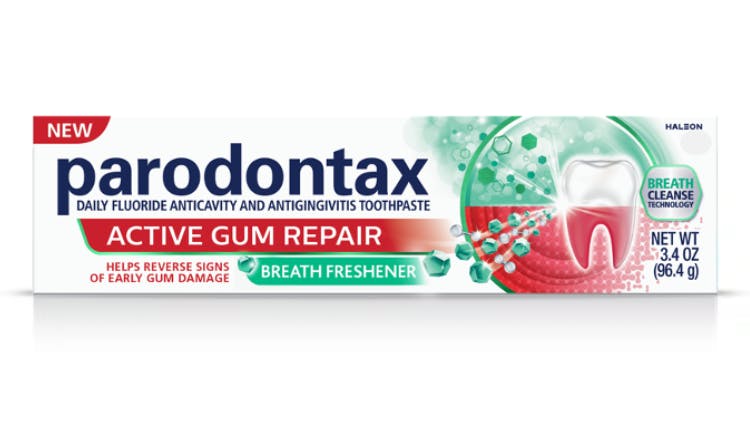 parodontax Active Gum Repair Breath Freshener packaging
