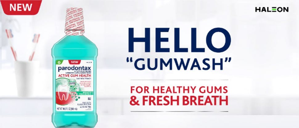 Feature image of new parodontax Active Gum Health Daily Mouthwash