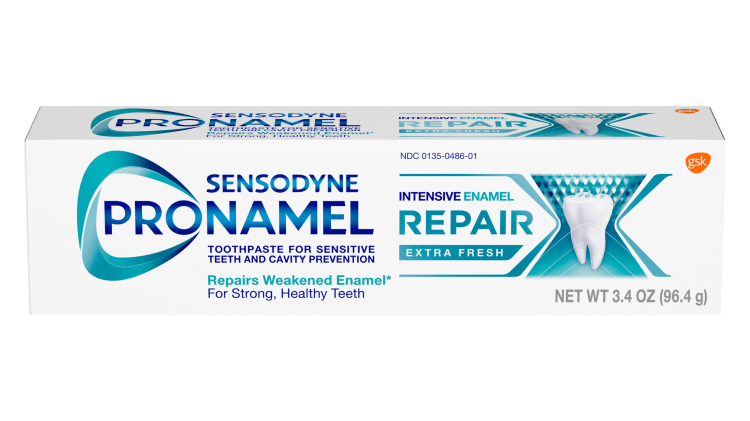 Pronamel Intensive Enamel Repair toothpaste packaging