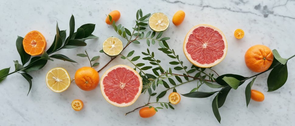Acidic citrus fruits