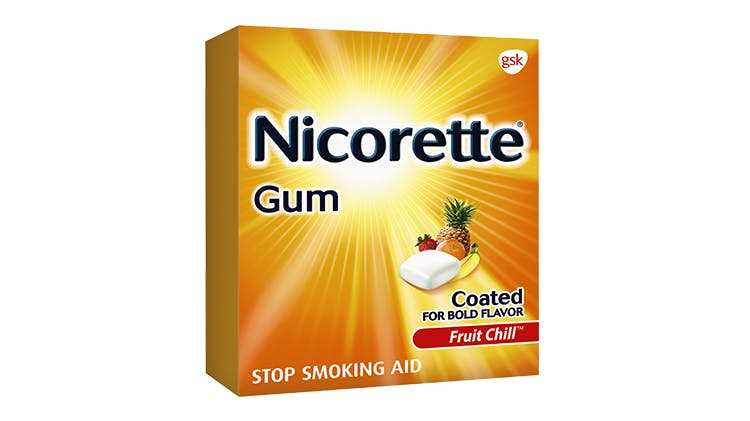 Nicorette Gum package