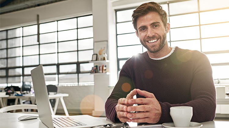 Man with Laptop