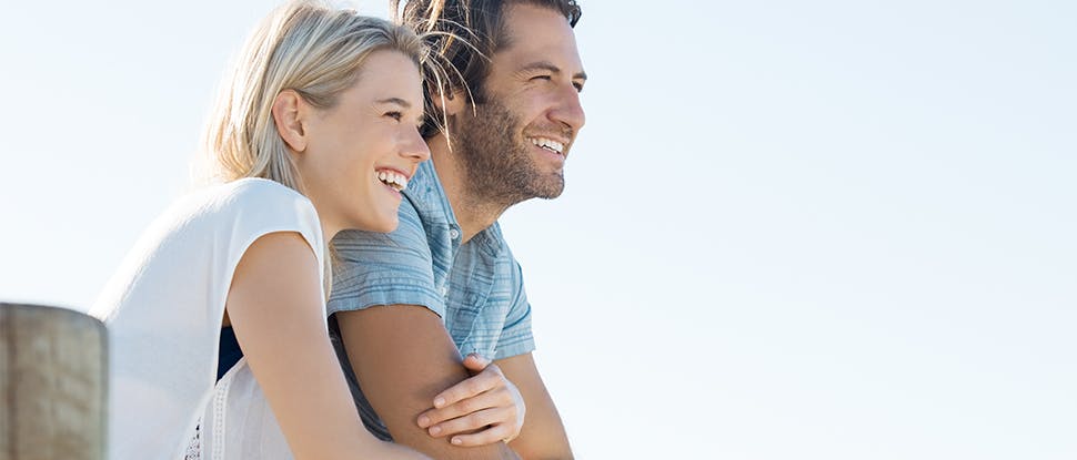 Couple smiling 3