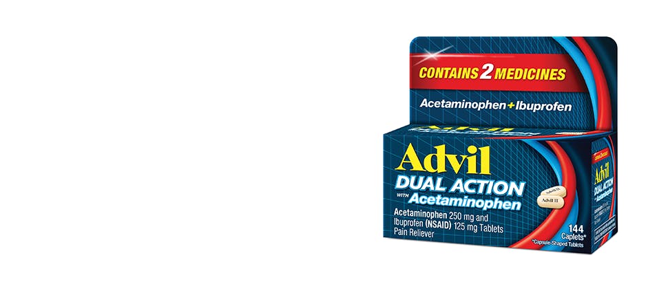 Advil Dual Action Box image 