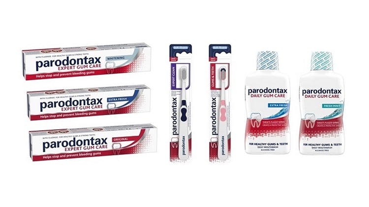 parodontax range shot