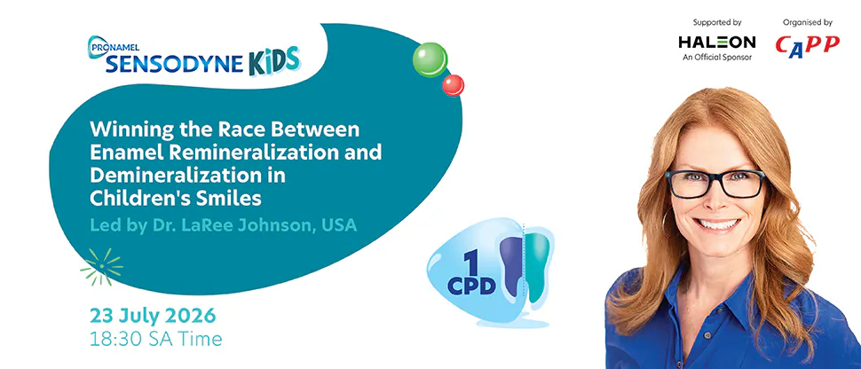 Winning the race between enamel remineralisation and demineralisation in children's smiles