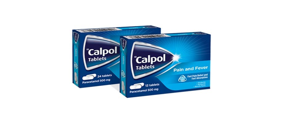 Calpol tablets product pack-shots