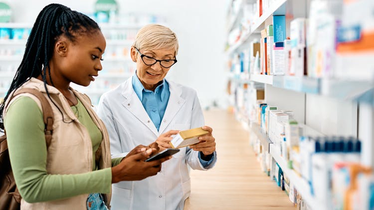 Supporting appropriate pain recommendations in the pharmacy