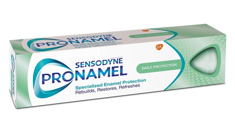 Sensodyne Pronamel Toothpaste Range shot