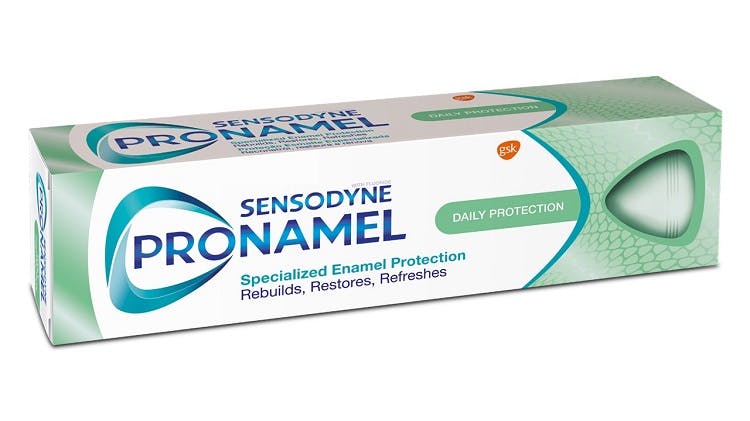 Sensodyne Pronamel Toothpaste Range shot