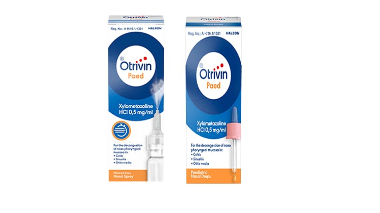 Otrivin Paed Nasal Product range