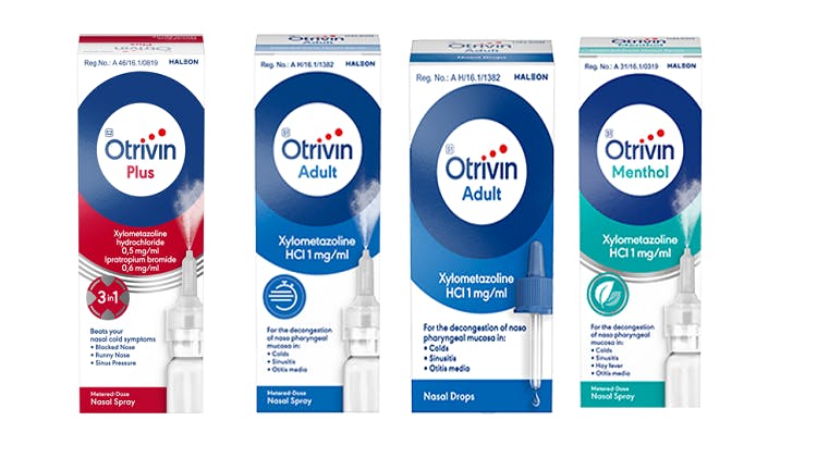 Otrivin Medicated Range