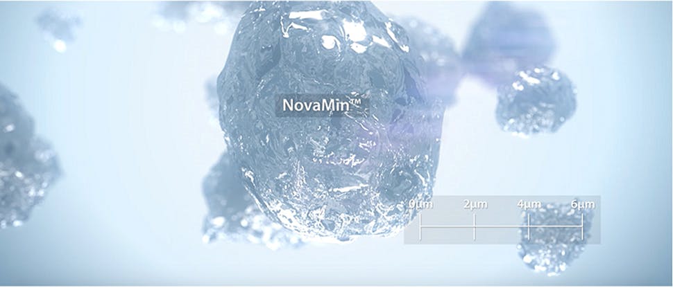 NovaMin formulations build a hydroxyapatite-like layer over and within dentine tubules