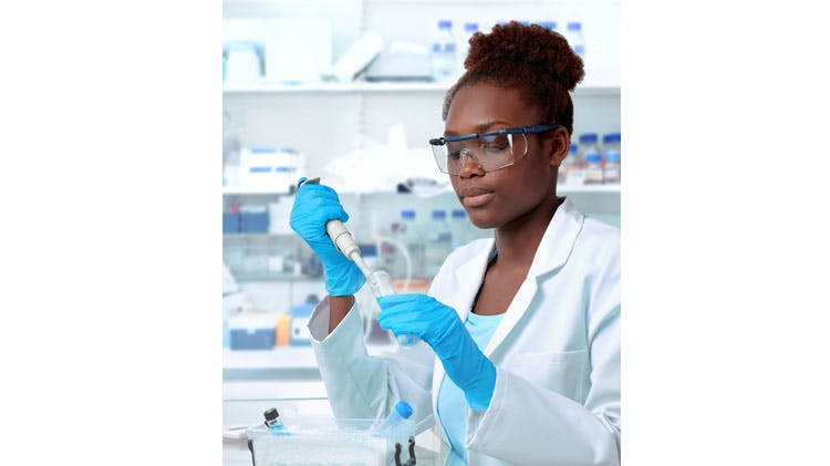 Scientist in lab