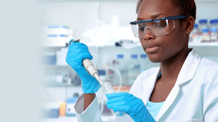 Scientist in Lab