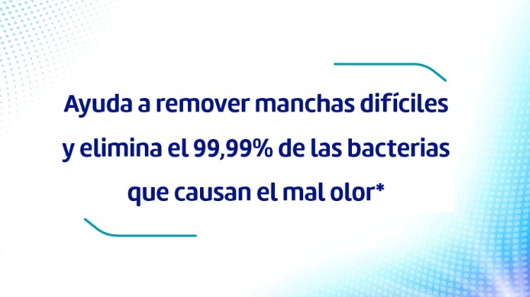 Las tabletas limpiadoras de Corega ayudan a remover manchas difíciles y elimina el 99.99% de las bacterias que causan el mal olor*