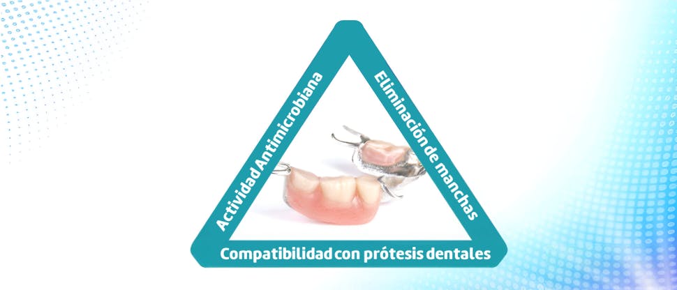 Acción de las tabletas limpiadoras Corega: eficacia antimicrobiana, eliminación de manchas y compatibilidad con prótesis dentales