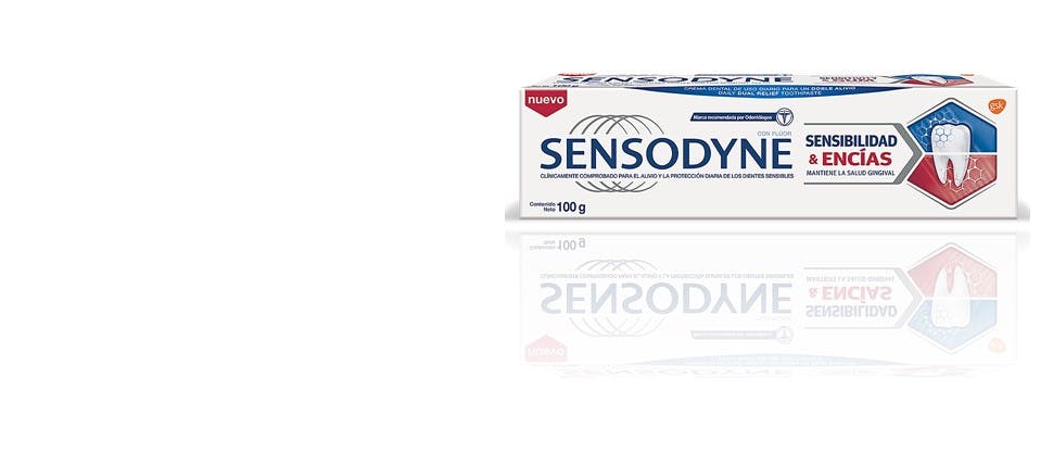 Empaque Sensodyne Sensibilidad & Encías