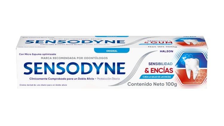 Empaque Sensodyne Sensibilidad & Encías