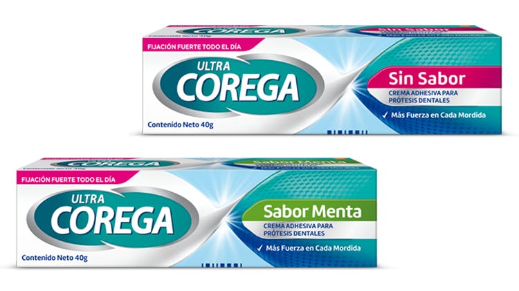 Imagen adhesivos Corega