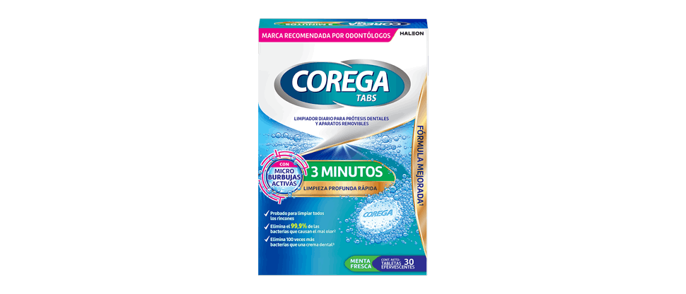 Corega Tabs 3 Minutos