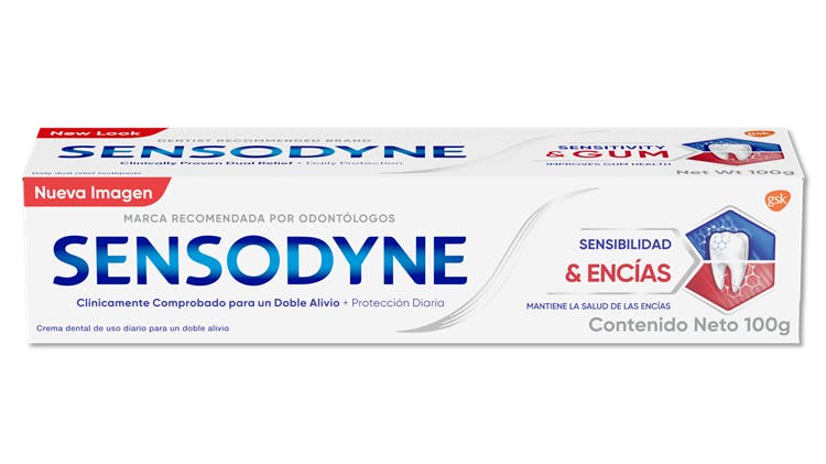 Empaque Sensodyne Sensibilidad & Encías