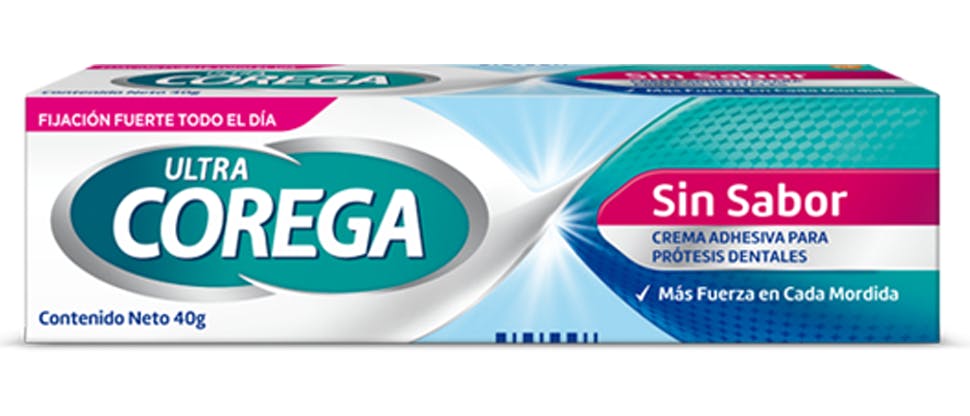 Adhesivo Ultra Corega sin sabor