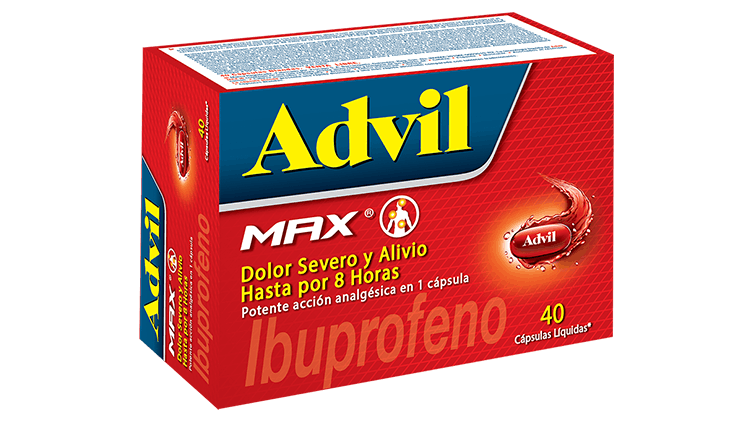 Foto del empaque de Advil Max