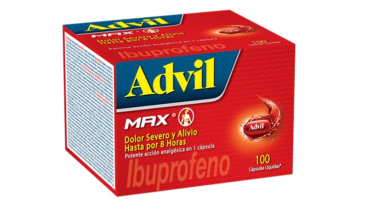 Foto del empaque de Advil Max