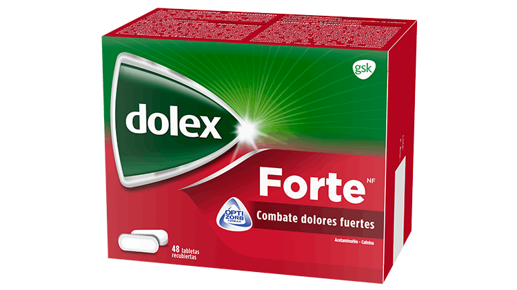 Fotos del empaque Dolex Forte